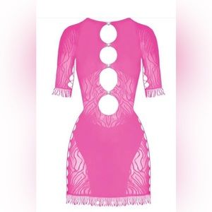 Poster girl  dress fuschia